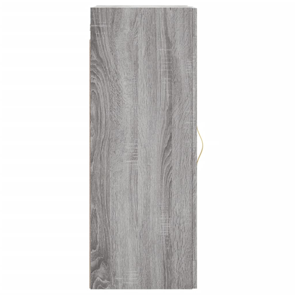 Armoire murale sonoma gris 34,5x34x90 cm bois d'ingénierie