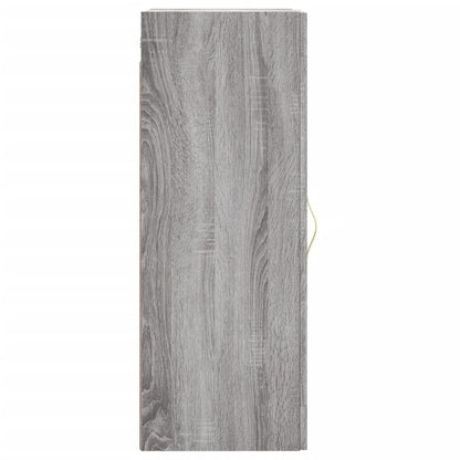 Armoire murale sonoma gris 34,5x34x90 cm bois d'ingénierie