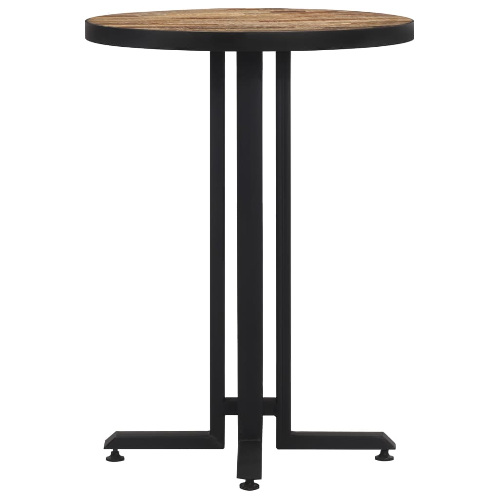 Table de bistro ronde Ø55x76 cm teck de récupération massif