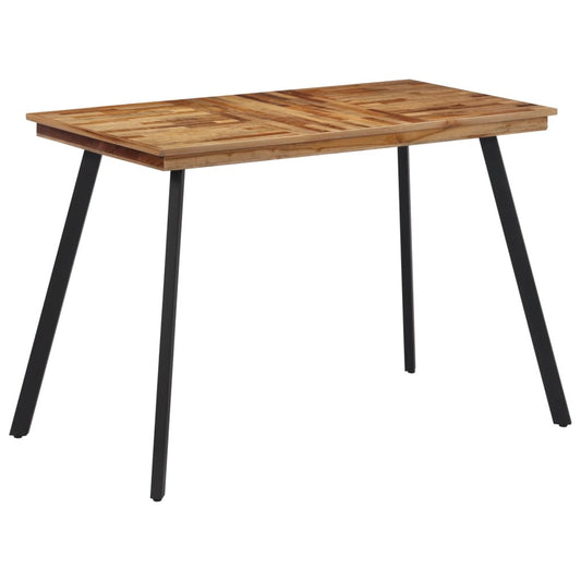 Table à manger 120x62x76 cm bois massif de teck