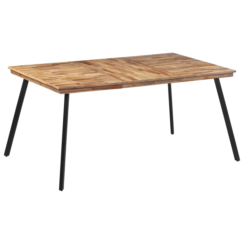 Table à manger 169x98,5x76 cm bois massif de teck