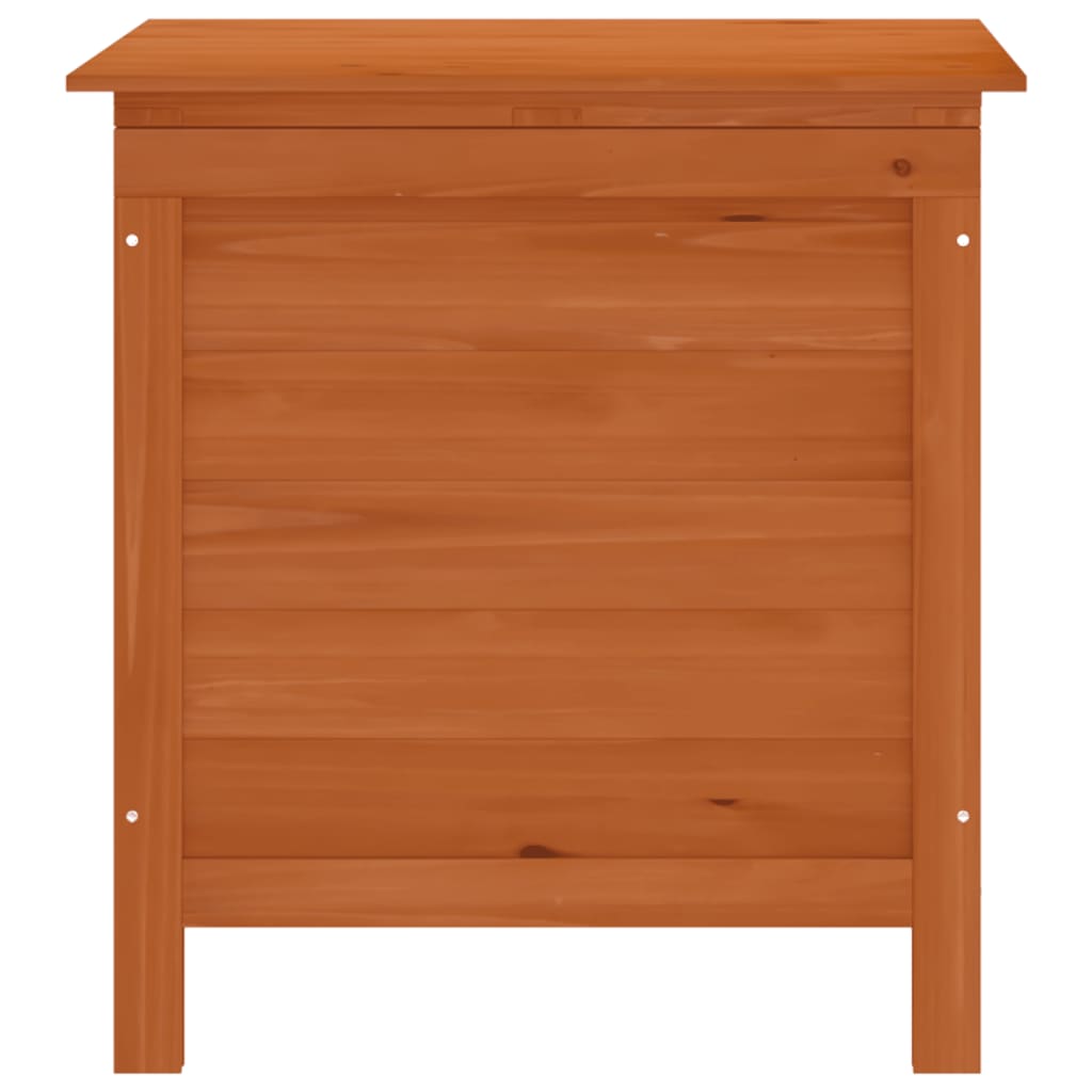 Boîte de rangement jardin marron 50x49x56,5cm bois massif sapin