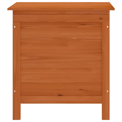 Boîte de rangement jardin marron 50x49x56,5cm bois massif sapin