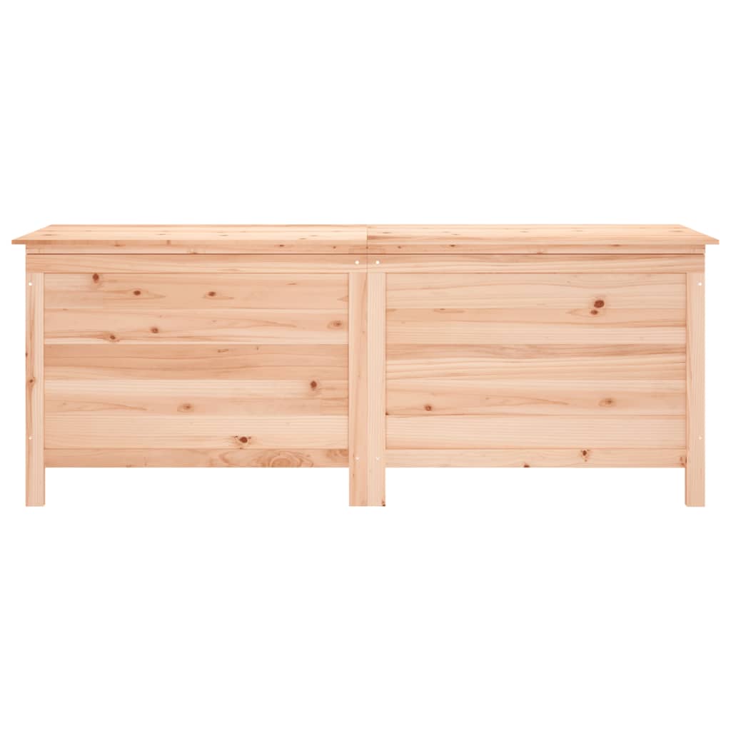 Boîte de rangement de jardin 150x50x56,5 cm bois massif sapin