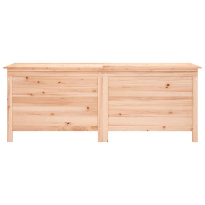 Boîte de rangement de jardin 150x50x56,5 cm bois massif sapin