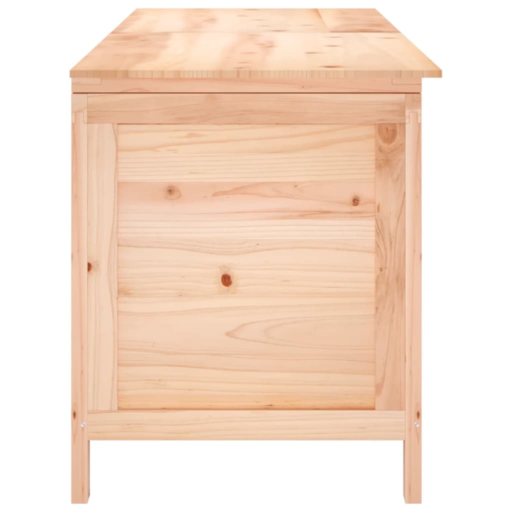 Boîte de rangement de jardin 150x50x56,5 cm bois massif sapin