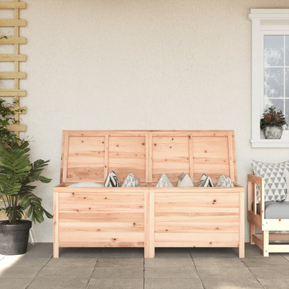 Boîte de rangement de jardin 150x50x56,5 cm bois massif sapin