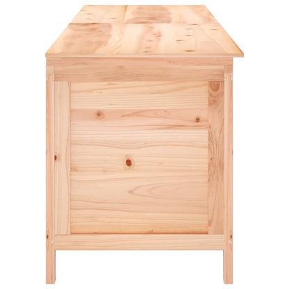 Boîte de rangement de jardin 198,5x50x56,5 cm bois massif sapin