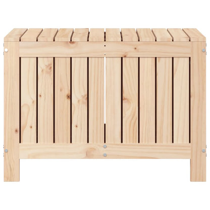 Boîte de rangement de jardin 76x42,5x54 cm Bois massif de pin