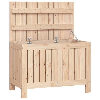 Boîte de rangement de jardin 76x42,5x54 cm Bois massif de pin