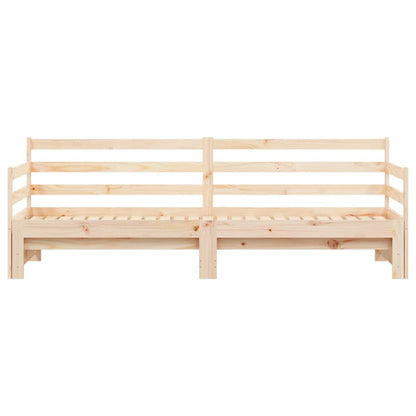 Lit de jour et lit gigogne sans matelas 90x200 cm bois massif