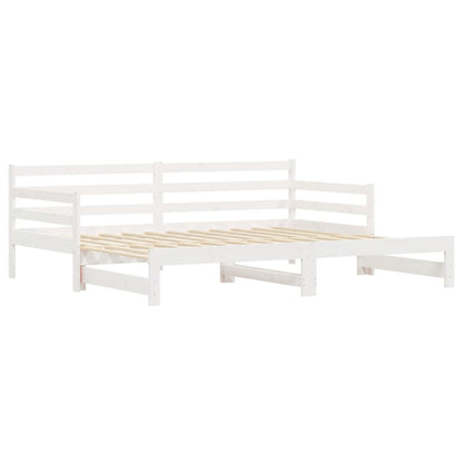 Lit de jour et lit gigogne sans matelas 90x200 cm bois massif