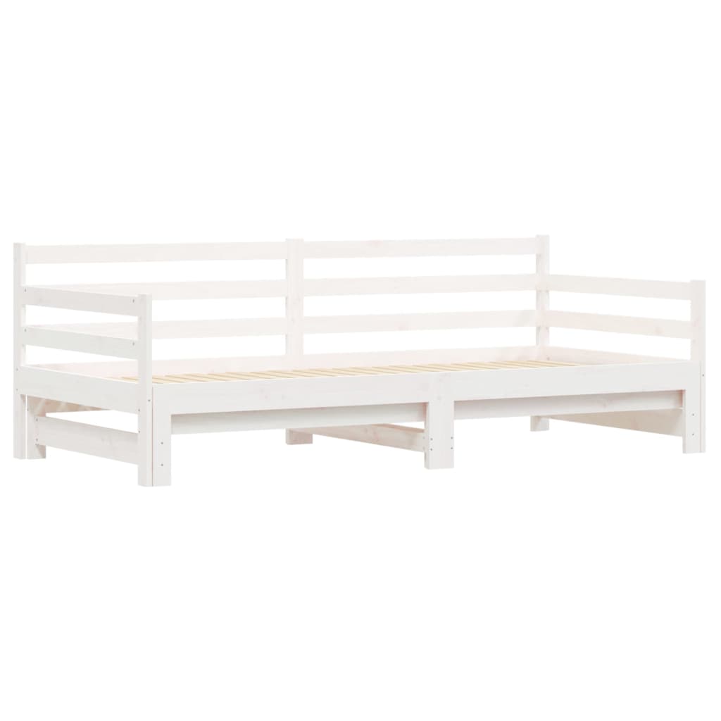 Lit de jour et lit gigogne sans matelas 90x200 cm bois massif