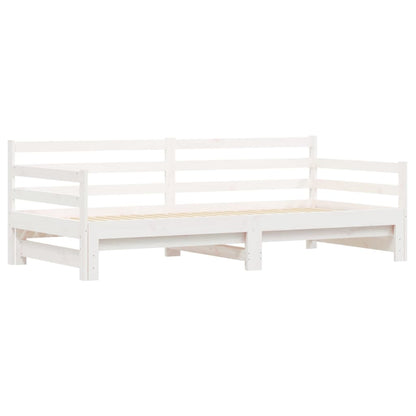 Lit de jour et lit gigogne sans matelas 90x200 cm bois massif