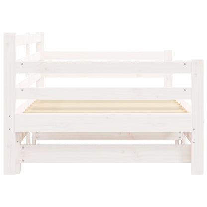 Lit de jour et lit gigogne sans matelas 90x190 cm bois massif