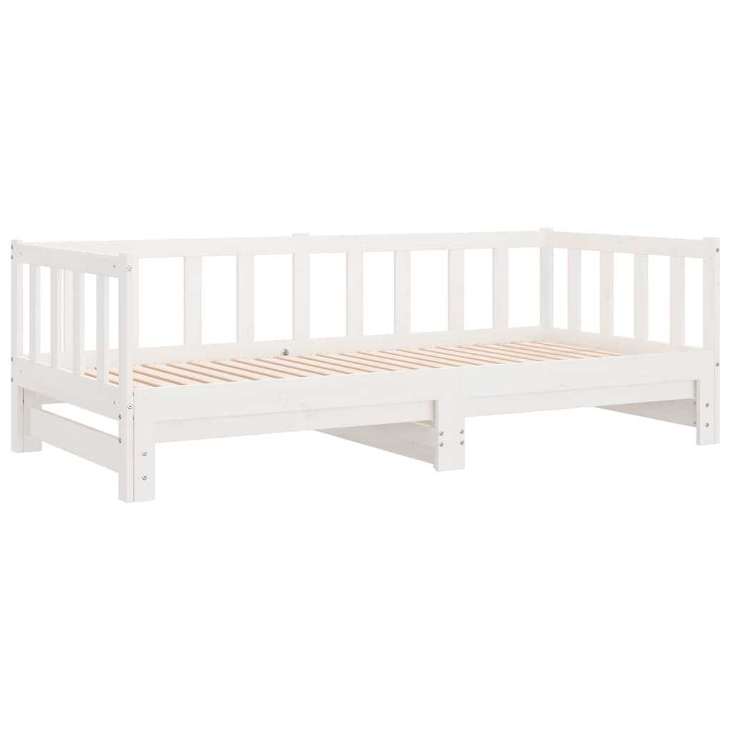 Lit de jour et lit gigogne sans matelas 90x200 cm bois massif