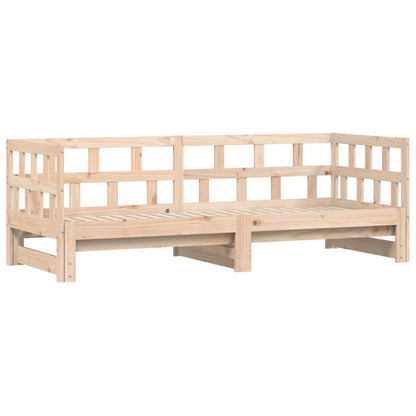 Lit de jour et lit gigogne sans matelas 80x200 cm bois massif