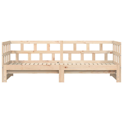 Lit de jour et lit gigogne sans matelas 90x190 cm bois massif