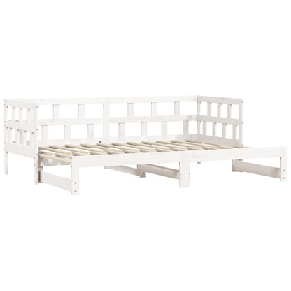 Lit de jour et lit gigogne sans matelas 90x190 cm bois massif