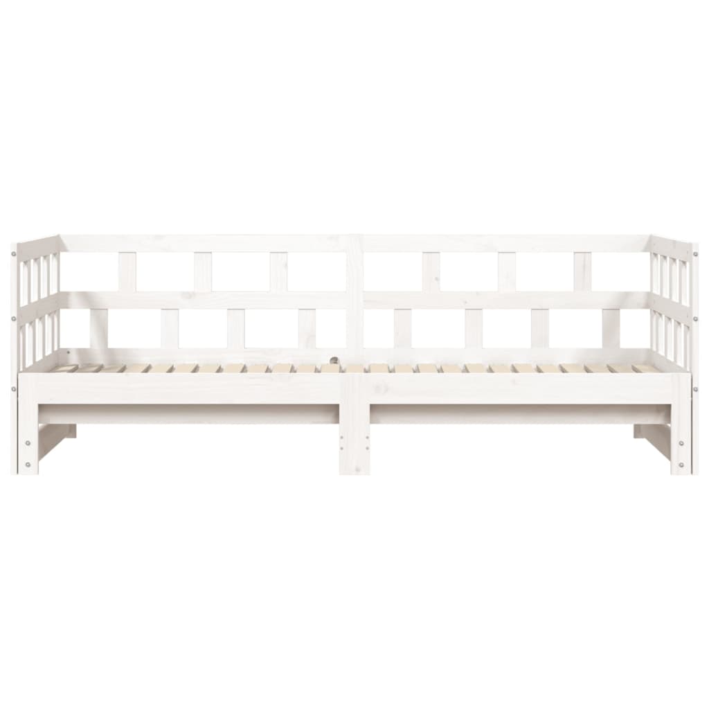 Lit de jour et lit gigogne sans matelas 90x190 cm bois massif