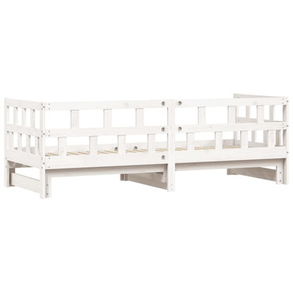 Lit de jour et lit gigogne sans matelas 90x190 cm bois massif