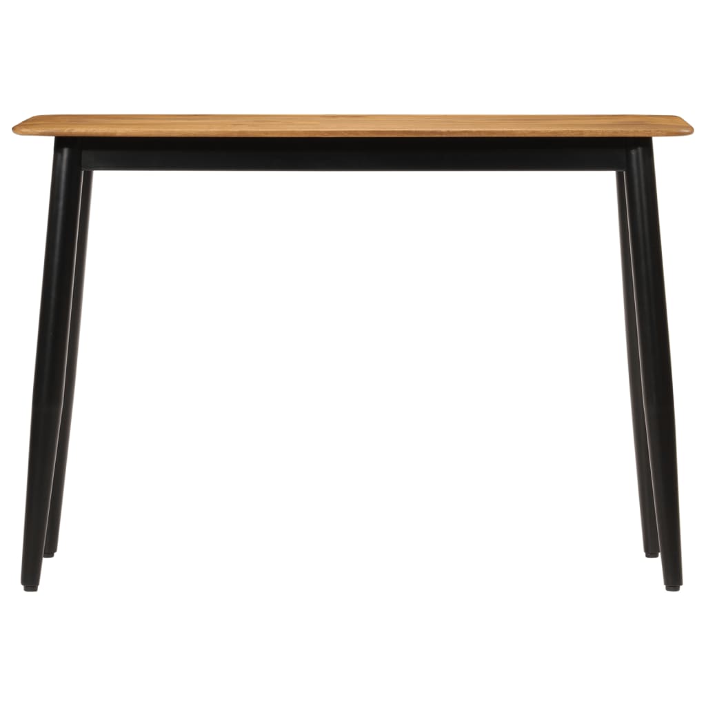 Table console 110x40x76 cm bois de manguier solide et fer