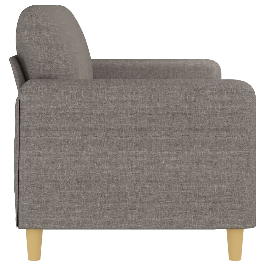 Canapé à 3 places Taupe 180 cm Tissu