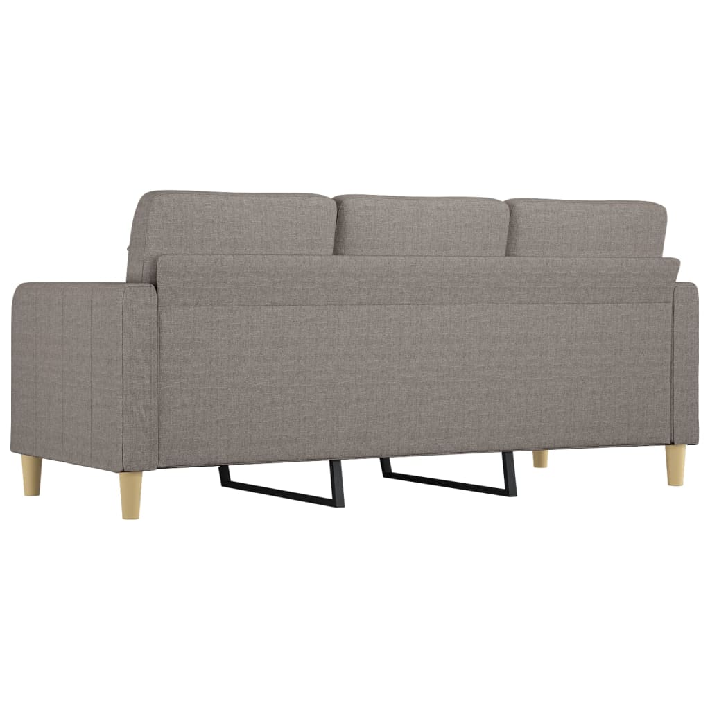 Canapé à 3 places Taupe 180 cm Tissu