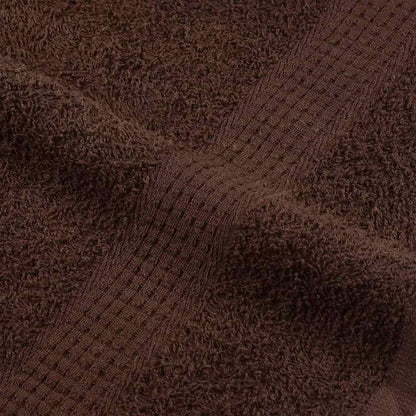 Serviettes de sauna 10 pcs marron 80x200 cm 360 g/m² 100% coton