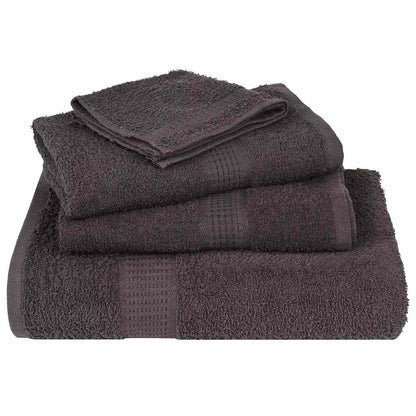 Ensemble de serviettes 8 pcs anthracite 360 g/m² 100% coton