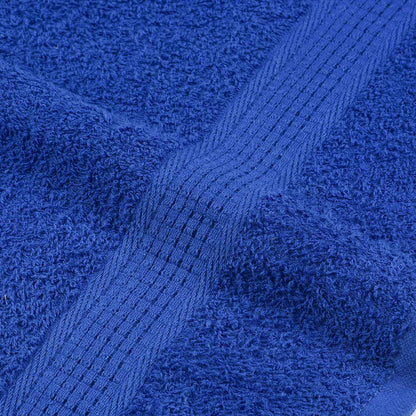 Ensemble de serviettes 8 pcs bleu 360 g/m² 100% coton