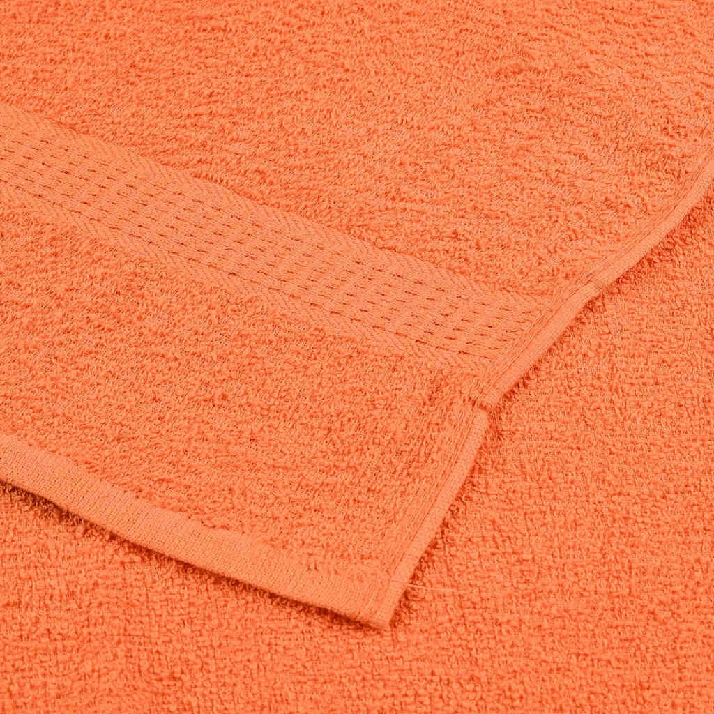 Ensemble de serviettes 8 pcs orange 360 g/m² 100% coton