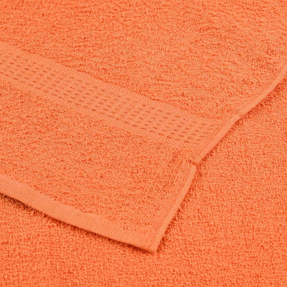 Ensemble de serviettes 8 pcs orange 360 g/m² 100% coton