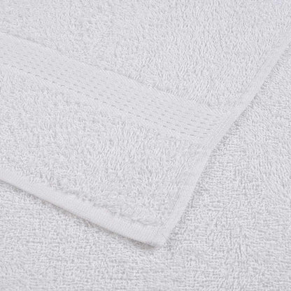 Ensemble de serviettes 6 pcs blanc 360 g/m² 100% coton