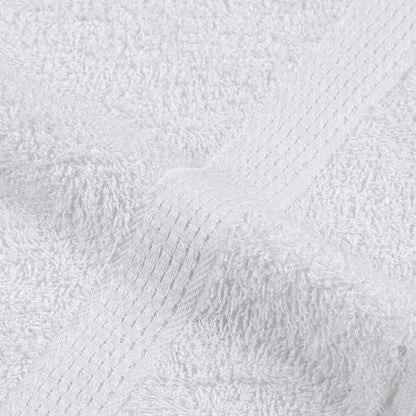 Ensemble de serviettes 6 pcs blanc 360 g/m² 100% coton