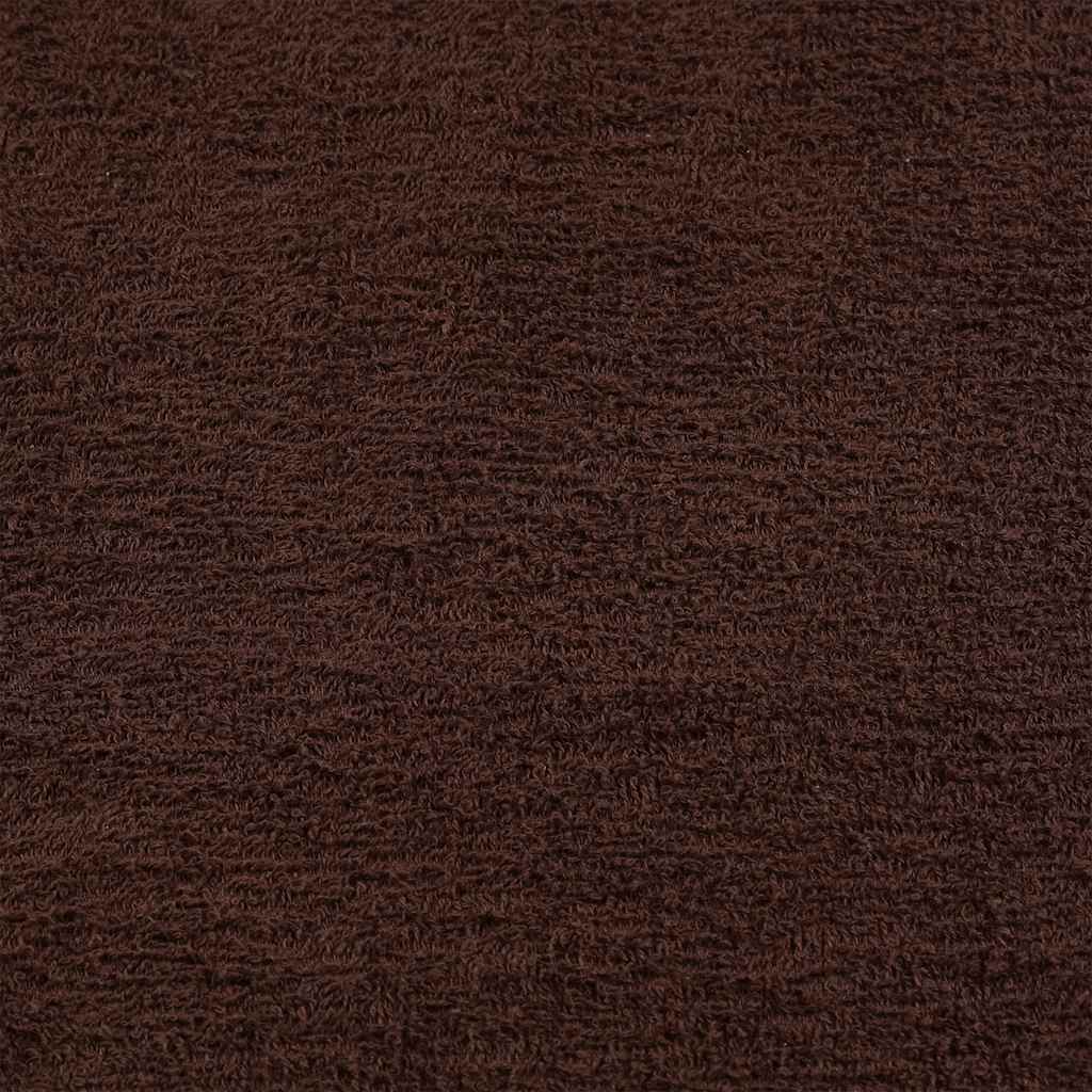 Ensemble de serviettes 6 pcs marron 360 g/m² 100% coton