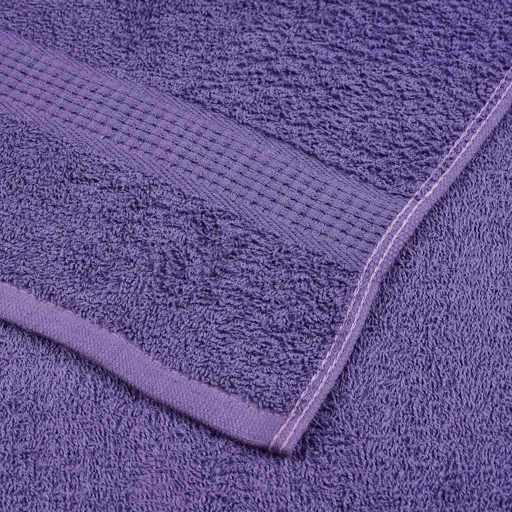 Ensemble de serviettes 6 pcs violet 360 g/m² 100% coton