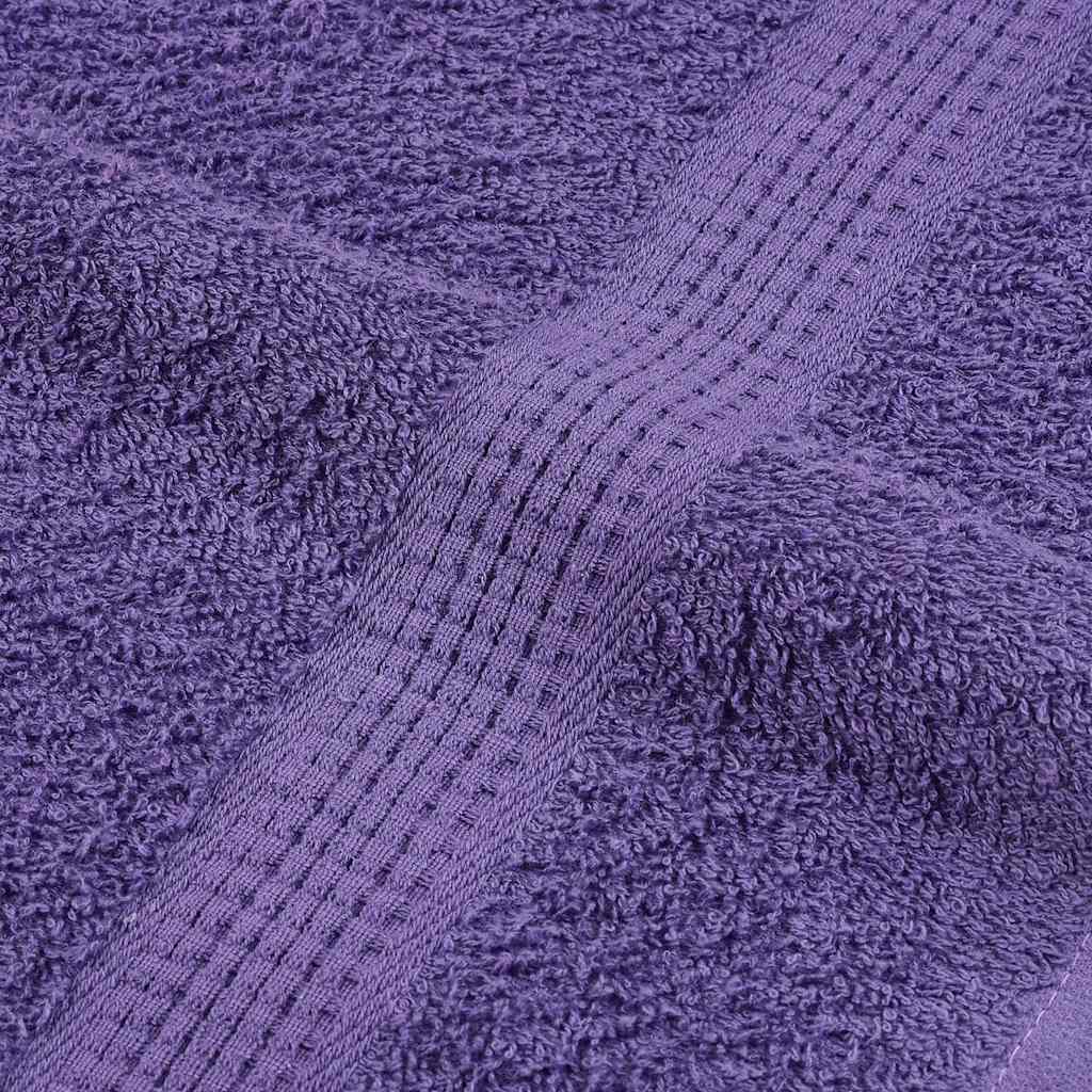 Ensemble de serviettes 6 pcs violet 360 g/m² 100% coton