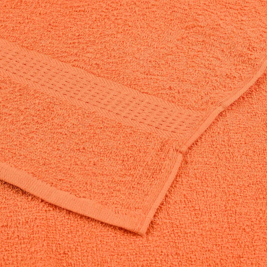 Ensemble de serviettes 6 pcs orange 360 g/m² 100% coton