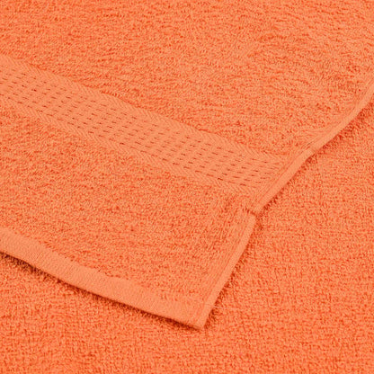 Ensemble de serviettes 6 pcs orange 360 g/m² 100% coton