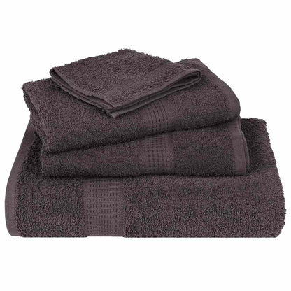 Ensemble de serviettes 12 pcs anthracite 360 g/m² 100% coton