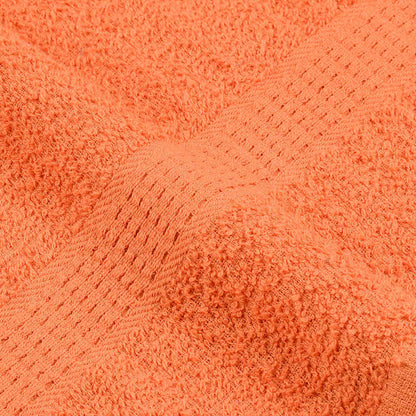 Ensemble de serviettes 12 pcs orange 360 g/m² 100% coton