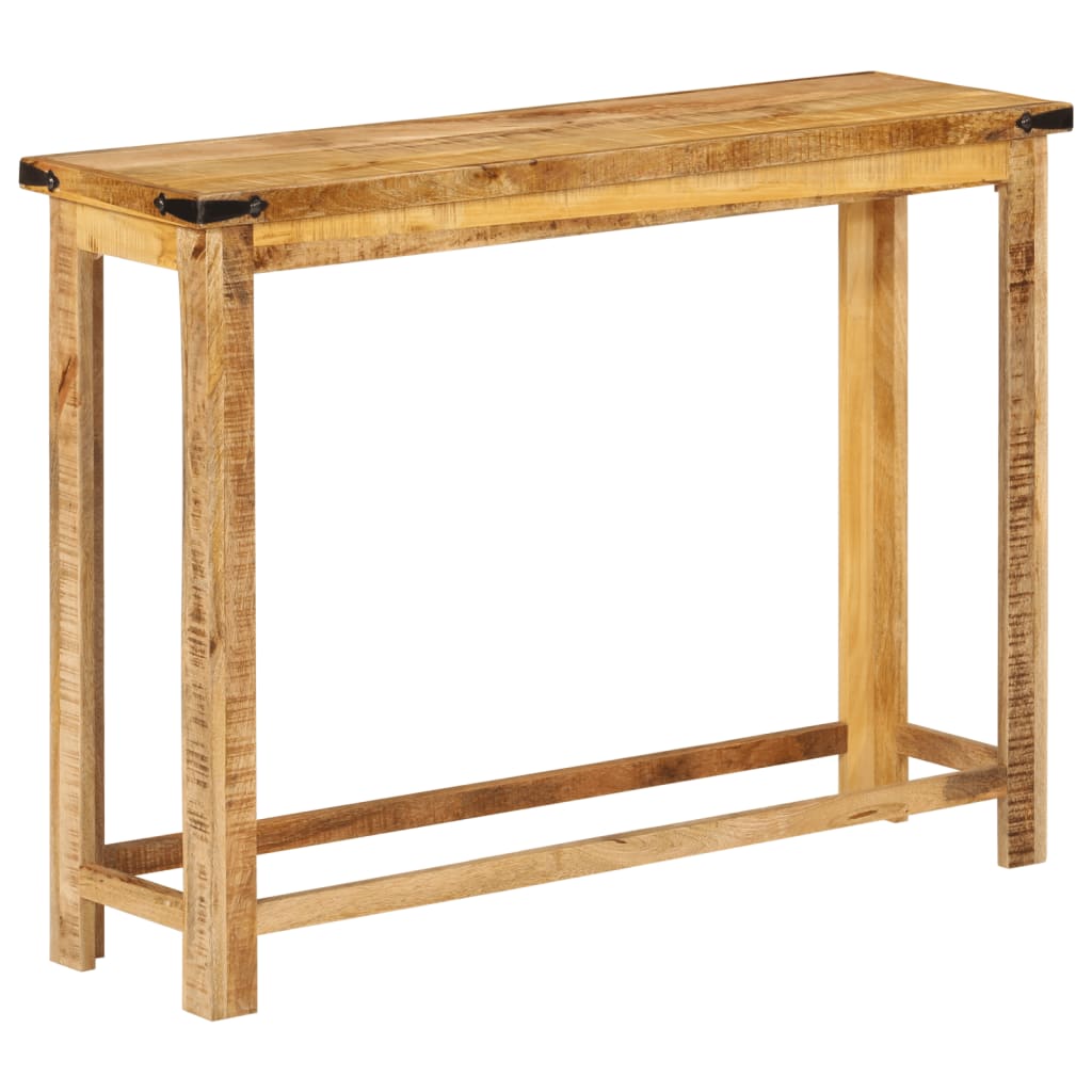 Table console 100x30x75 cm bois de manguier solide