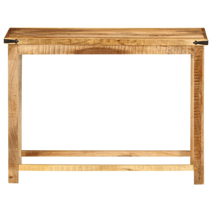 Table console 100x30x75 cm bois de manguier solide