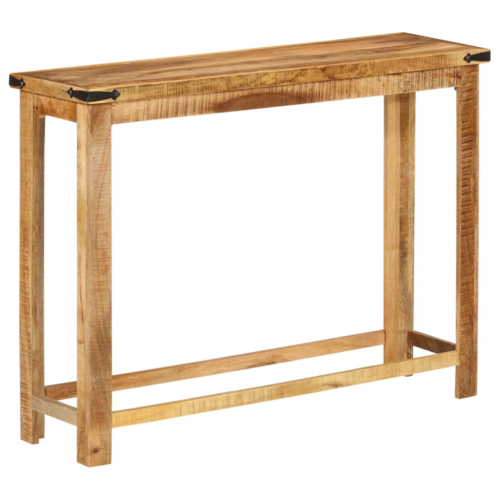 Table console 100x30x75 cm bois de manguier solide