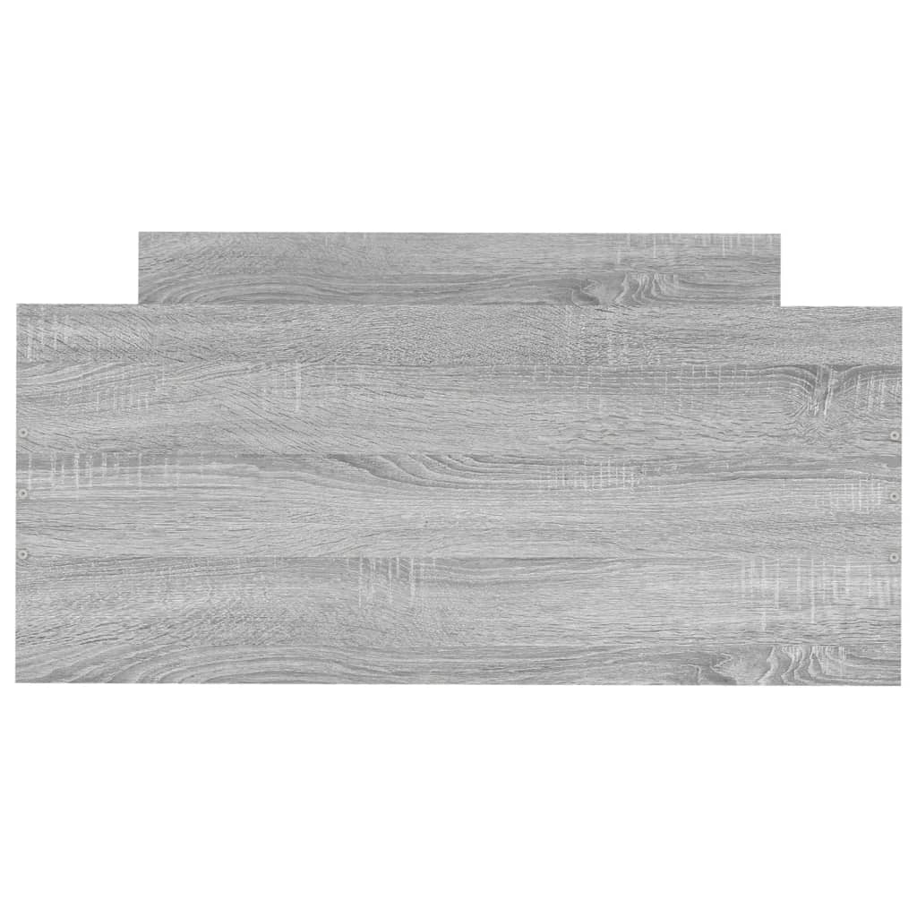 Cadre de lit sans matelas sonoma gris 90x200 cm