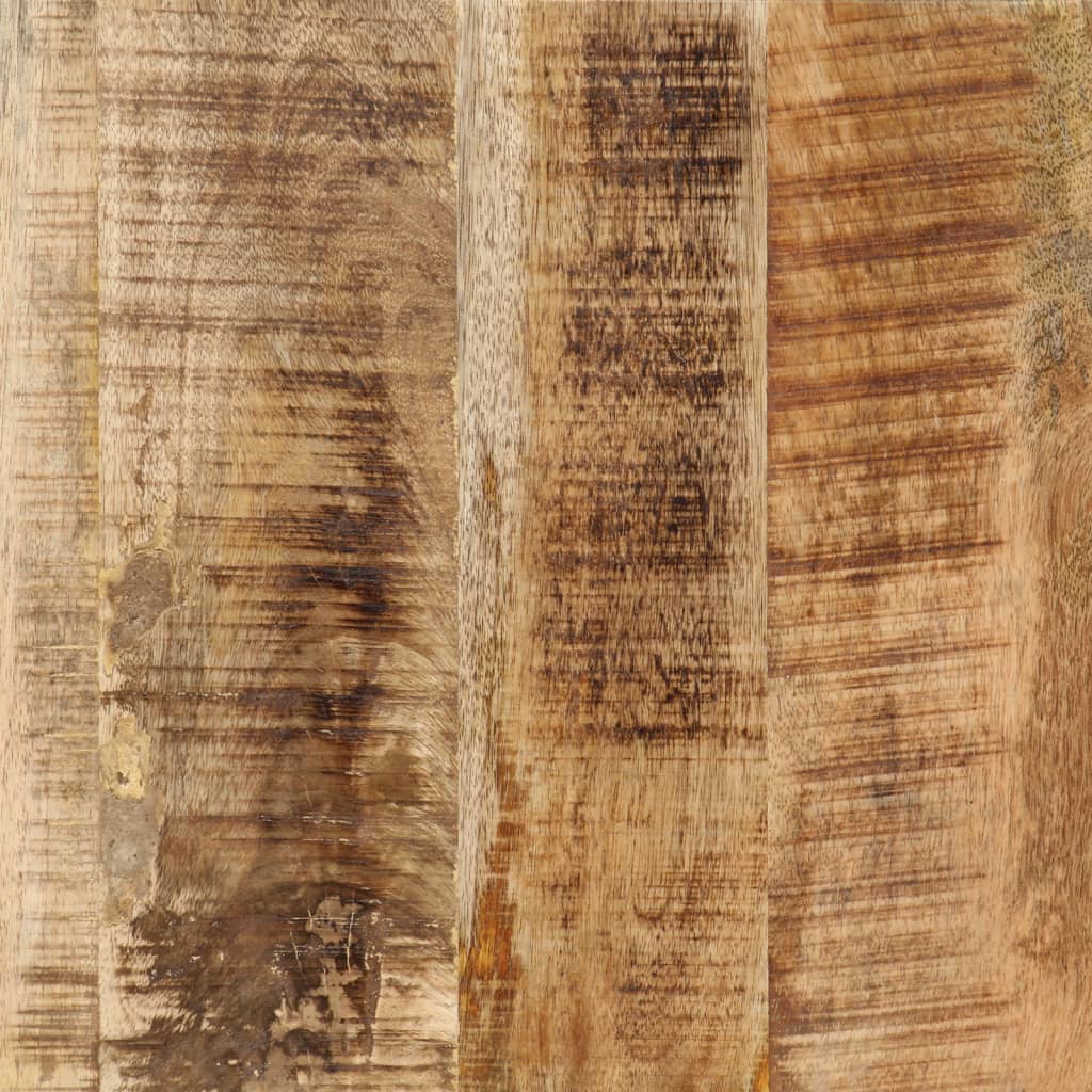 Coiffeuse 105x35x75 cm bois de manguier massif brut et fer