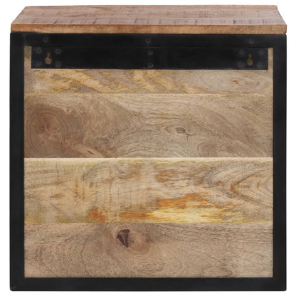 Table de chevet 40x35x40 cm bois de manguier massif