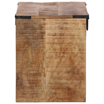 Table de chevet 40x30x37 cm bois de manguier massif