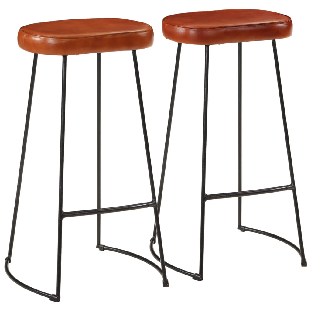 Tabourets de bar Gavin lot de 2 44x37,5x78 cm